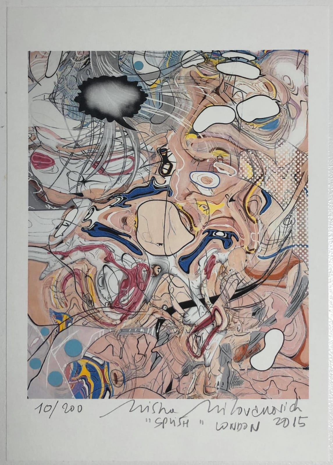Misha Milovanovich, Splash, Painting 02 (Splish, Splash, Splosh Series), 2015