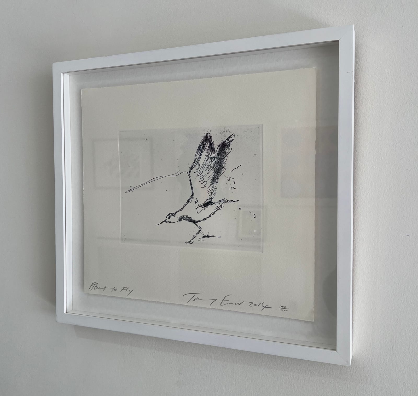 Tracey Emin, About to Fly, 2014