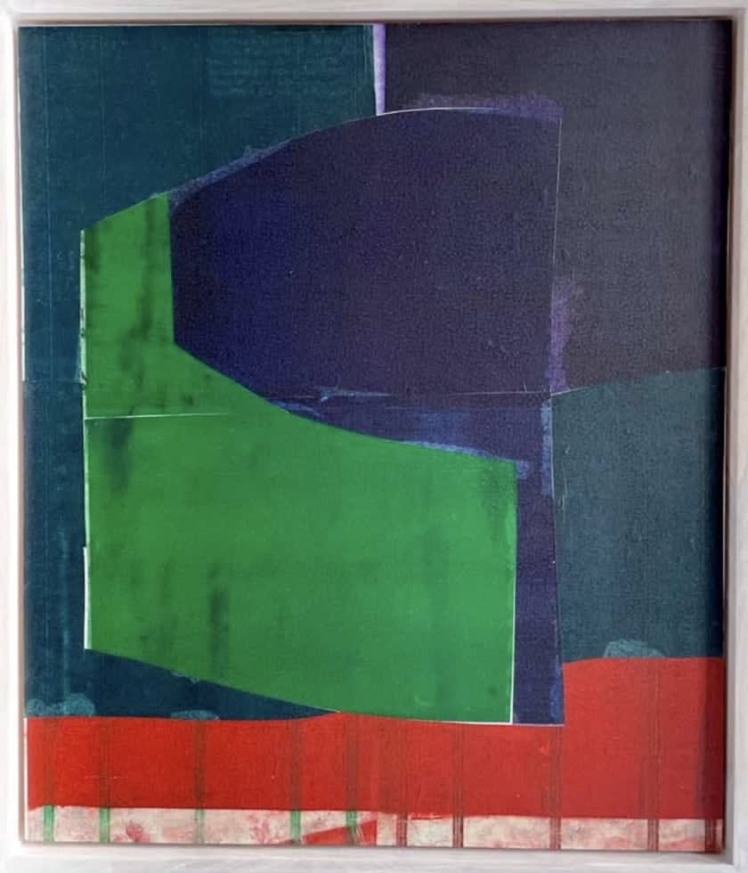 Vincent Chenut, Green and Purple on Green and Red, 2025