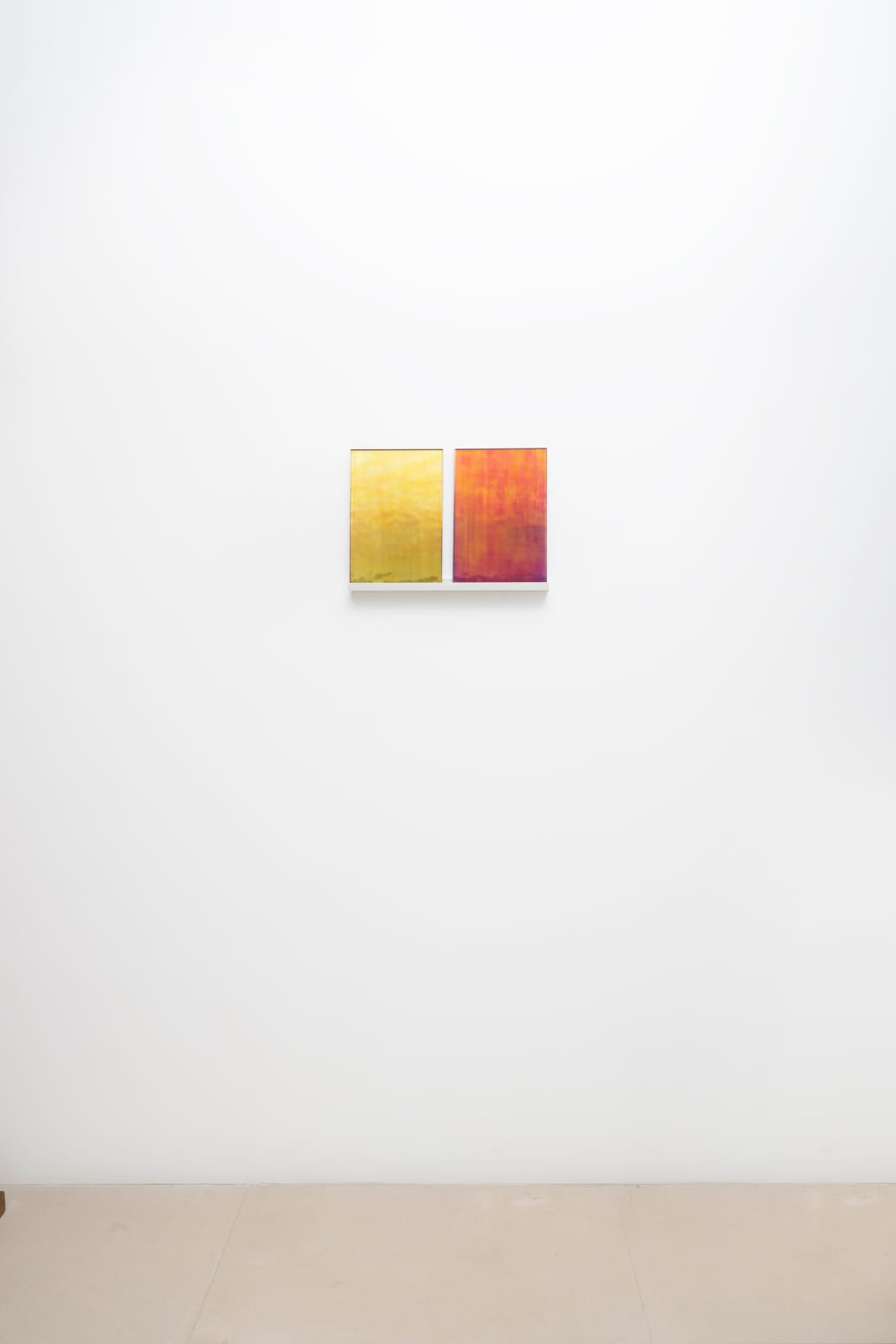 Ann Veronica Janssens, Magma B & Sunset R, Diptych for IAC's Friends, 2018