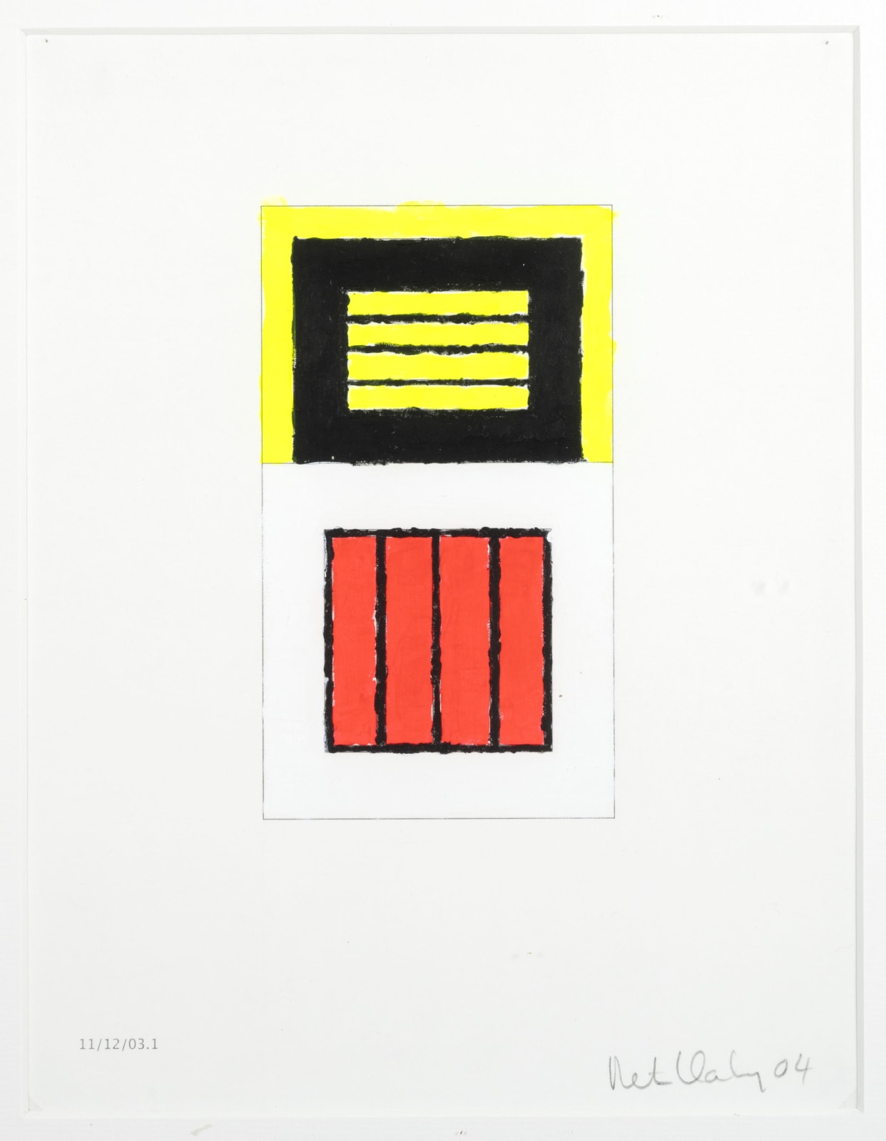 Peter Halley, sans titre, 2004