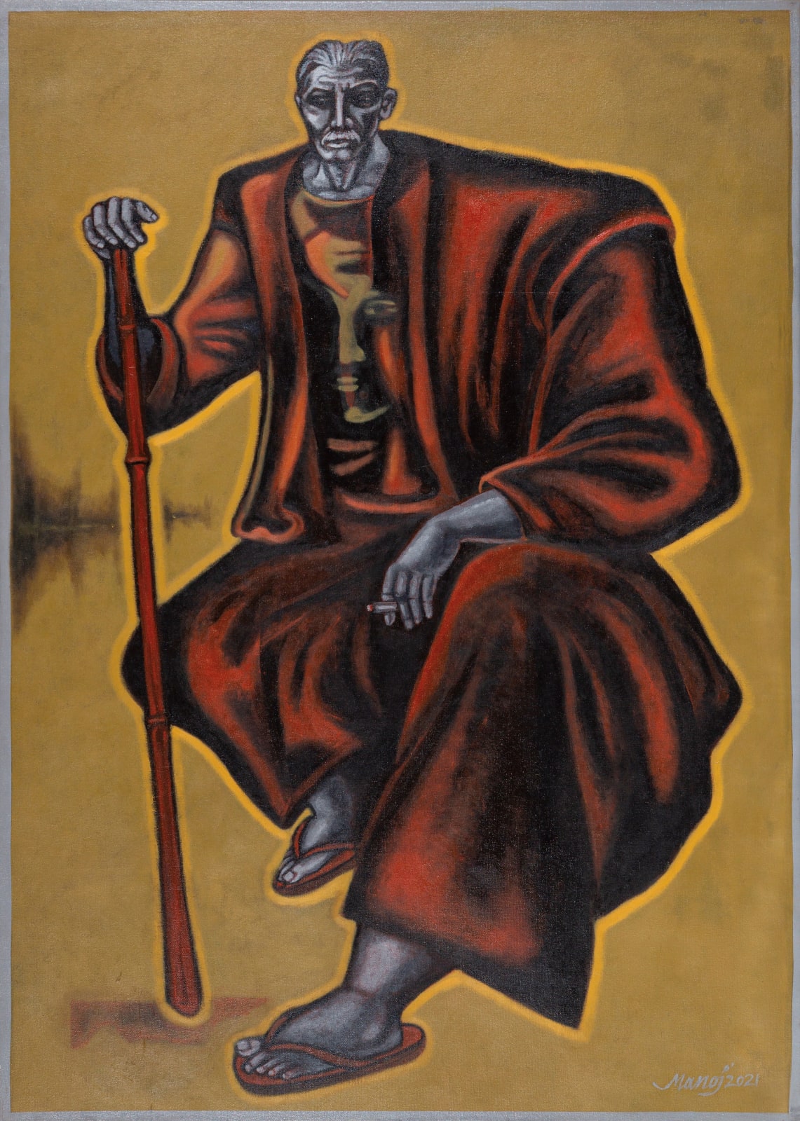 Manoj Aggarwal, Untitled - figure 5, 2021