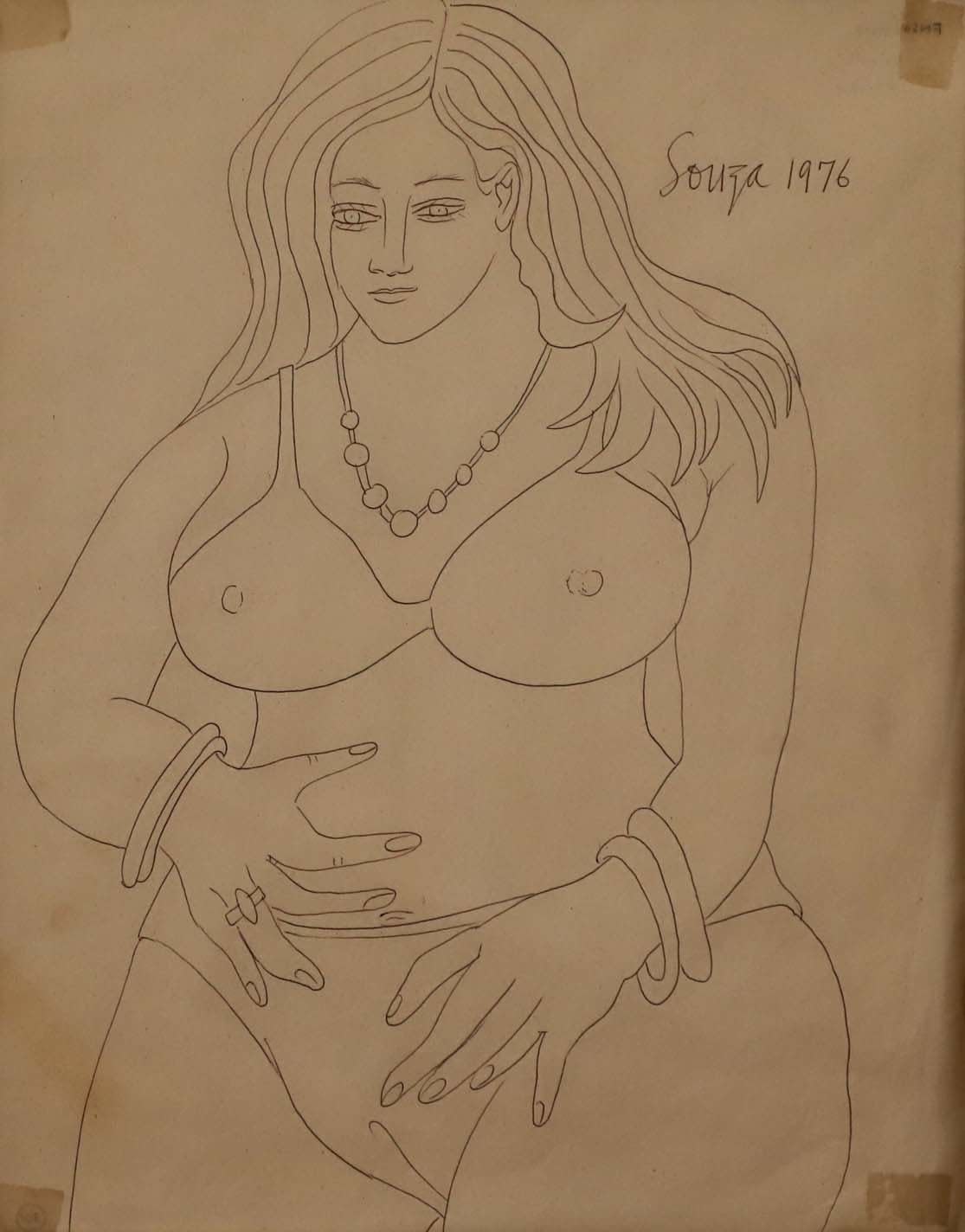 Francis Newton Souza, Untitled, 1976