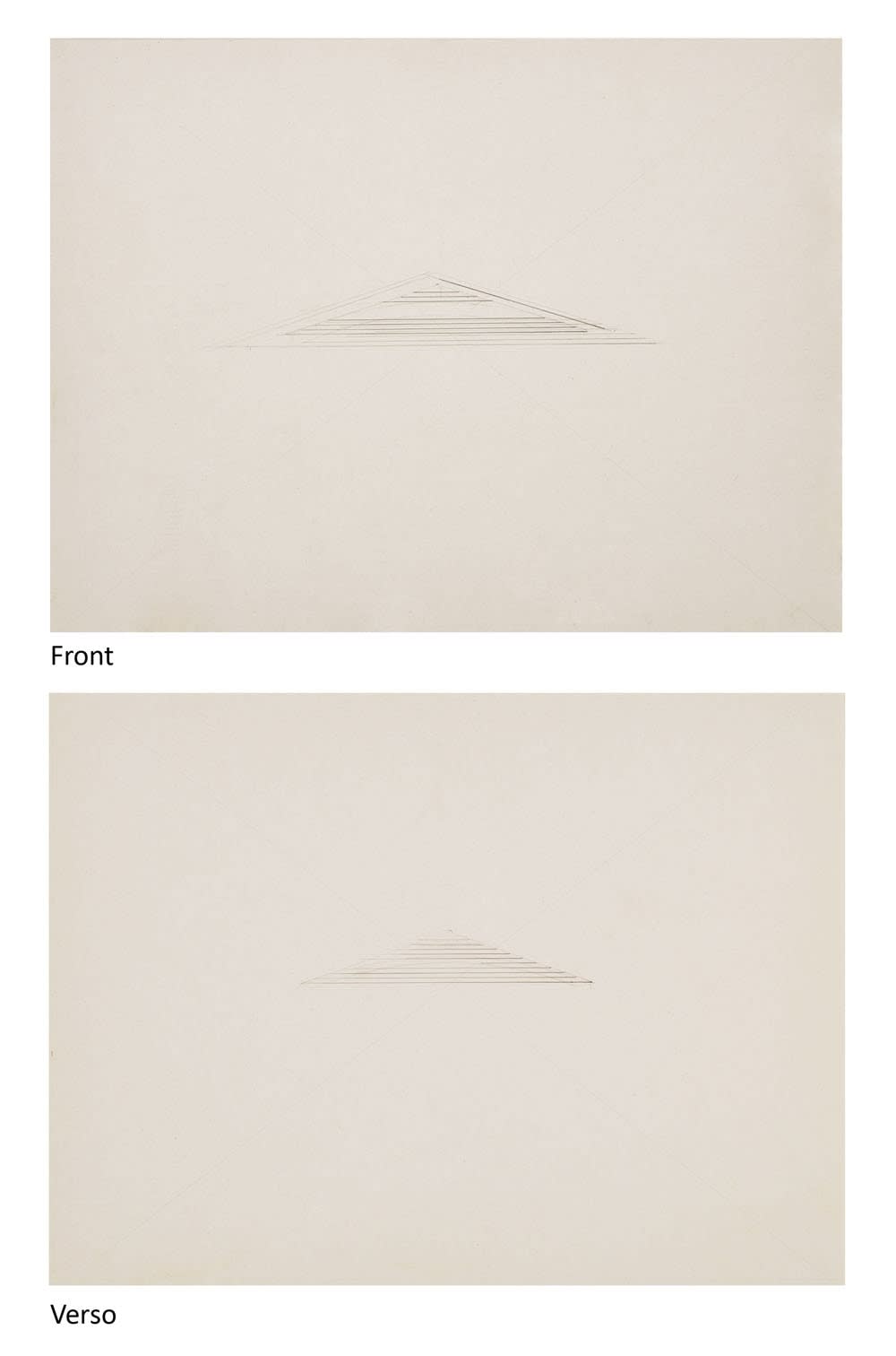 Nasreen Mohamedi, Untitled (Double Sided), 1980