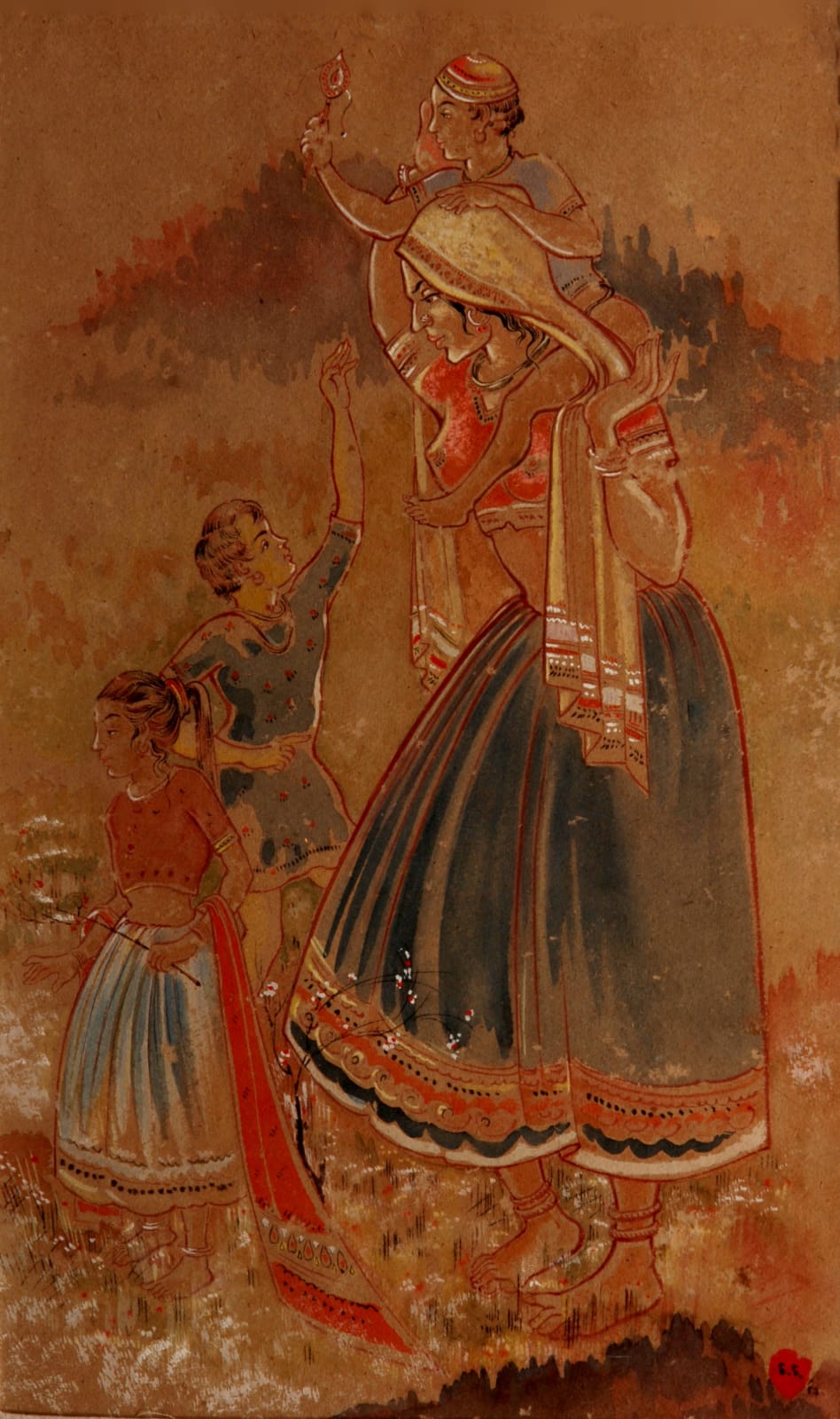 Sushil Sarkar, Untitled, 1953