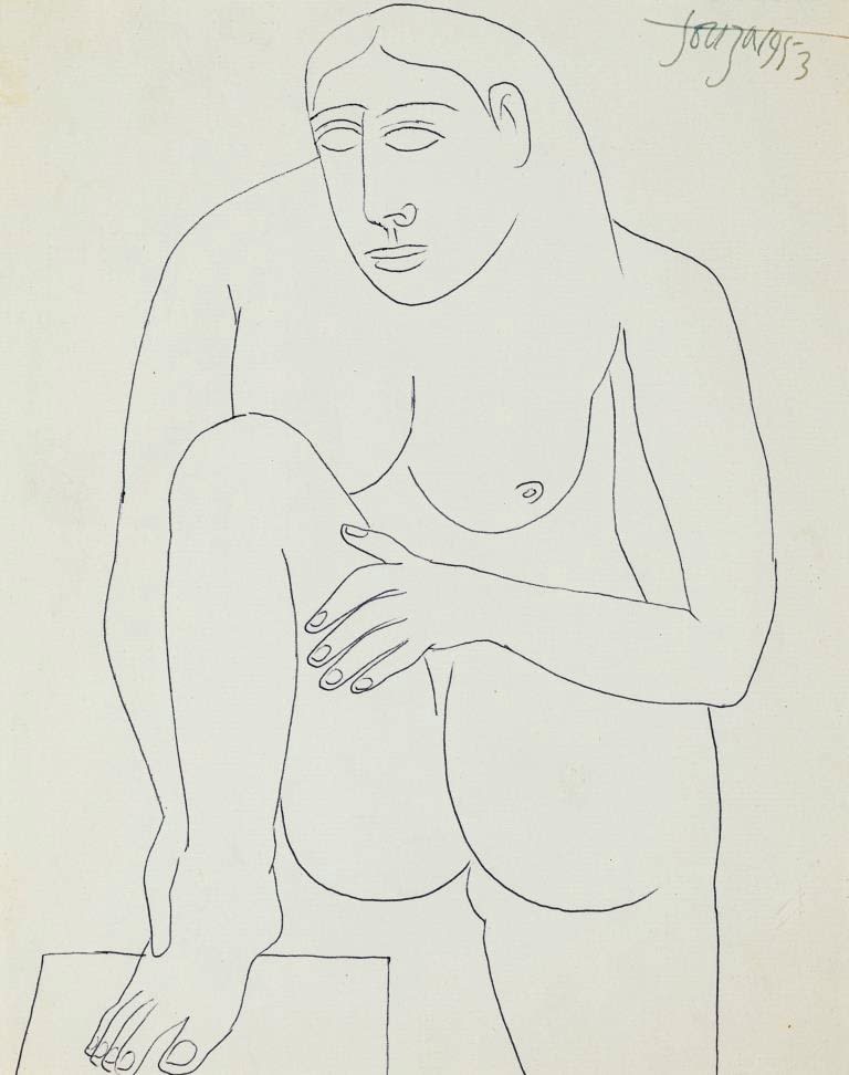 Francis Newton Souza, Untitled, 1953