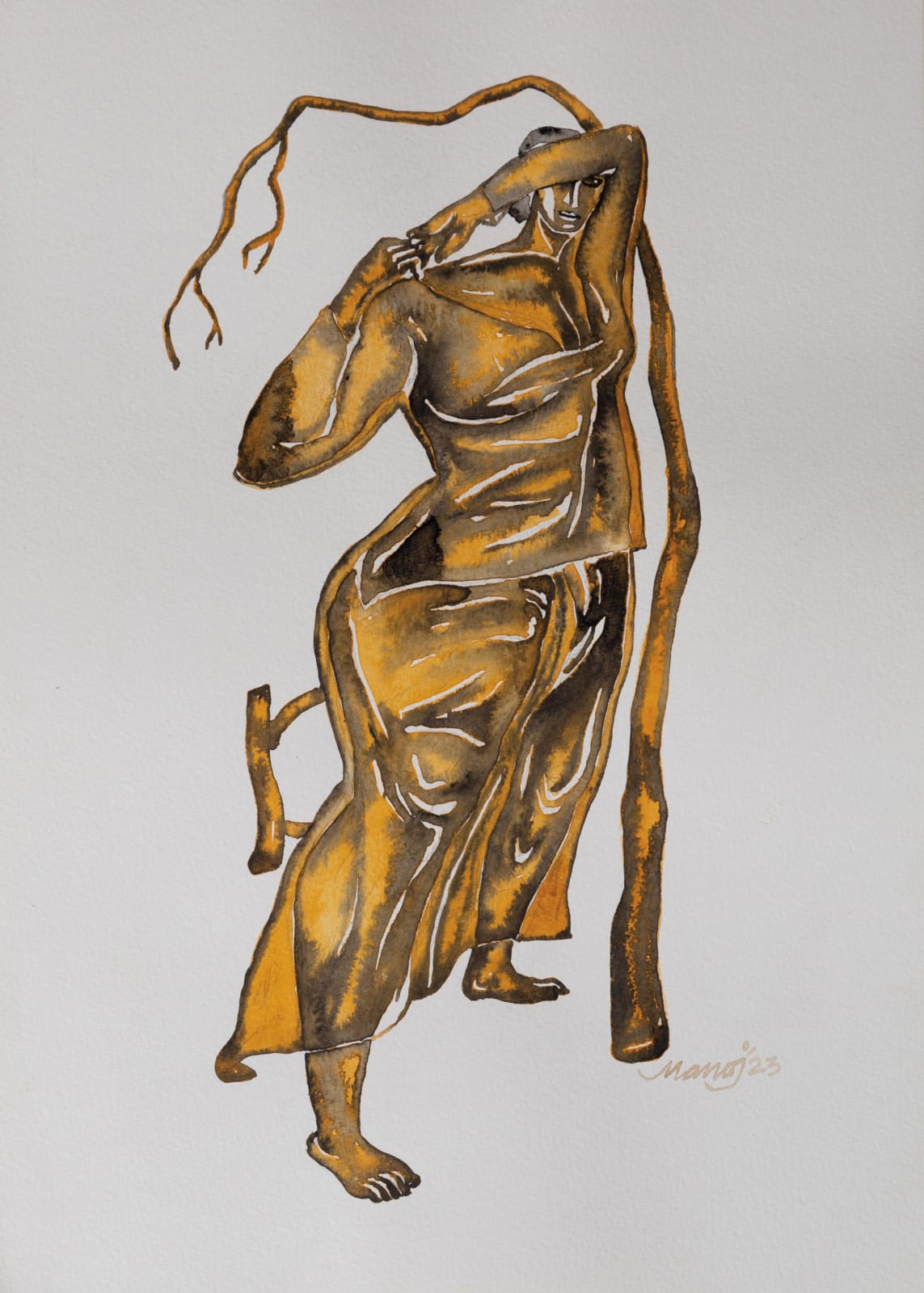 Manoj Aggarwal, Untitled - Drawing 44, 2023