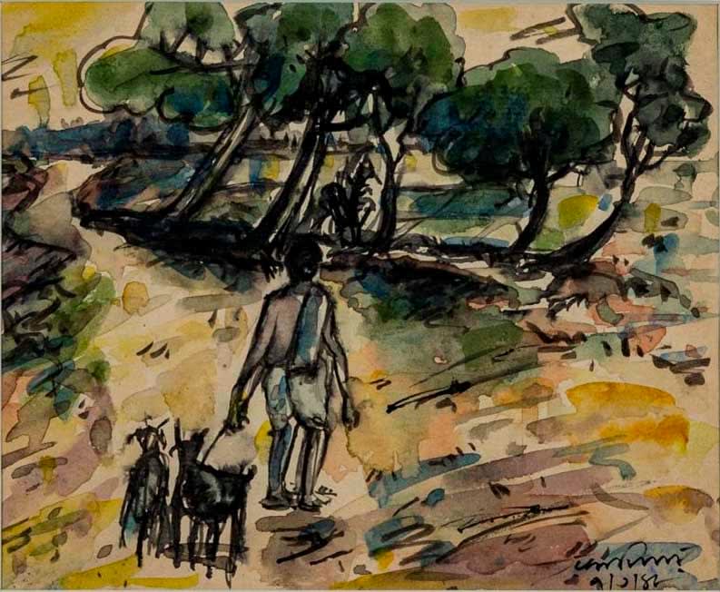 Ramkinkar Baij, Untitled, 1947