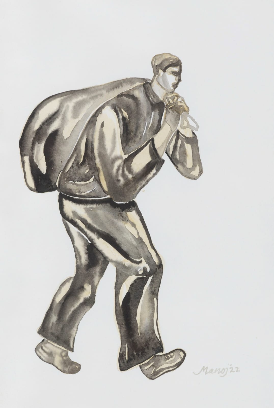 Manoj Aggarwal, Untitled - Drawing - 13, 2022