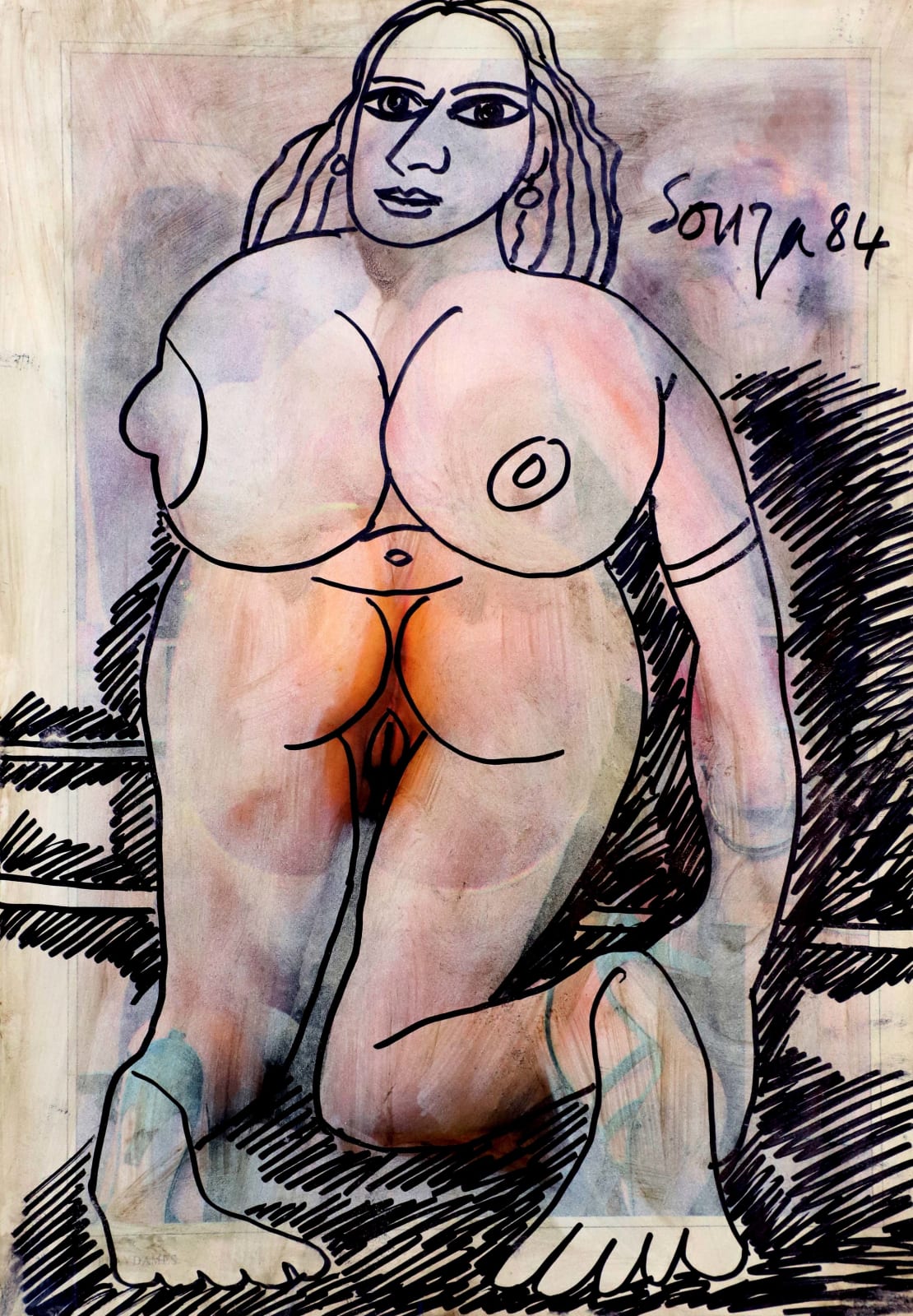 Francis Newton Souza, Untitled, 1984