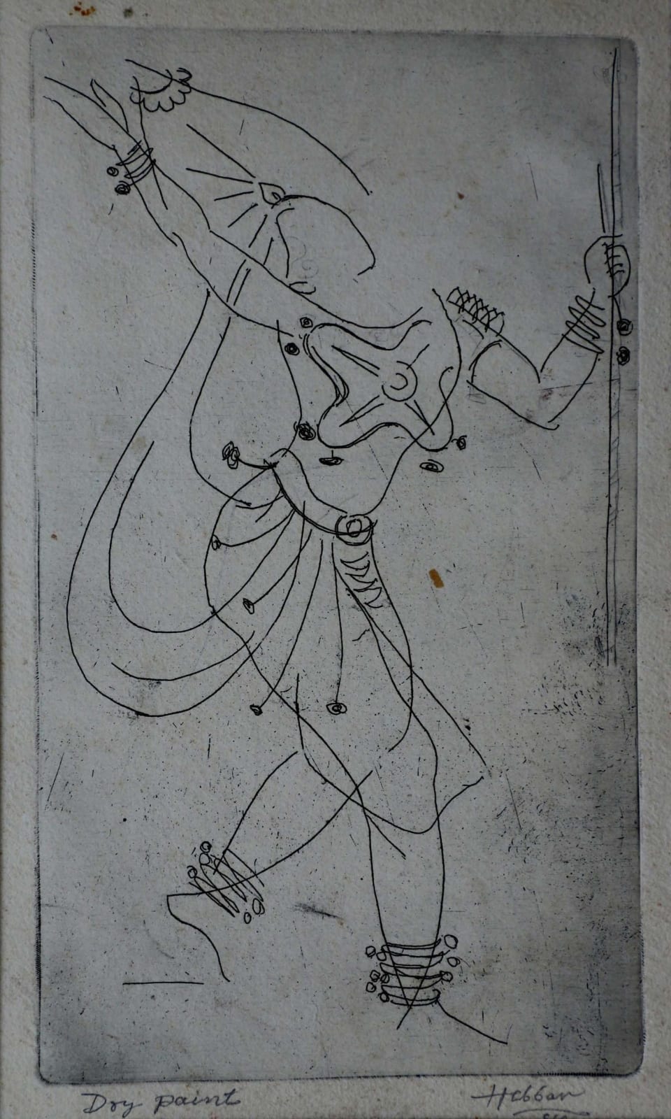 K. K. Hebbar, Untitled, 1986