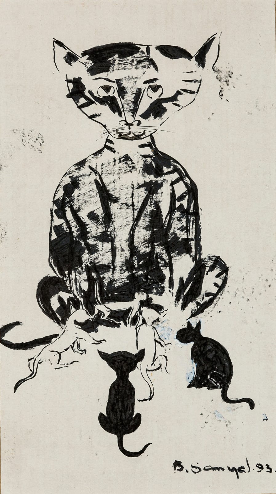 B. C. Sanyal, Untitled, 1993