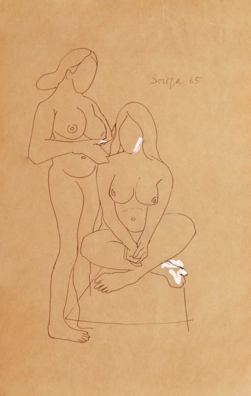 Francis Newton Souza, Untitled, 1965