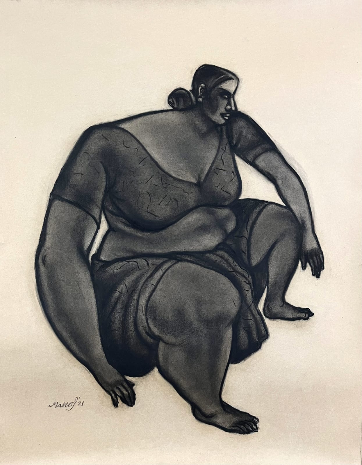 Manoj Aggarwal, Untitled - Drawing 7, 2021