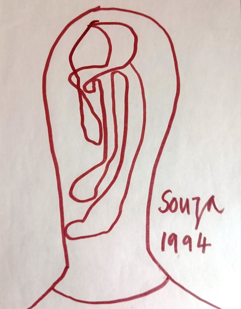 Francis Newton Souza, Untitled, 1994