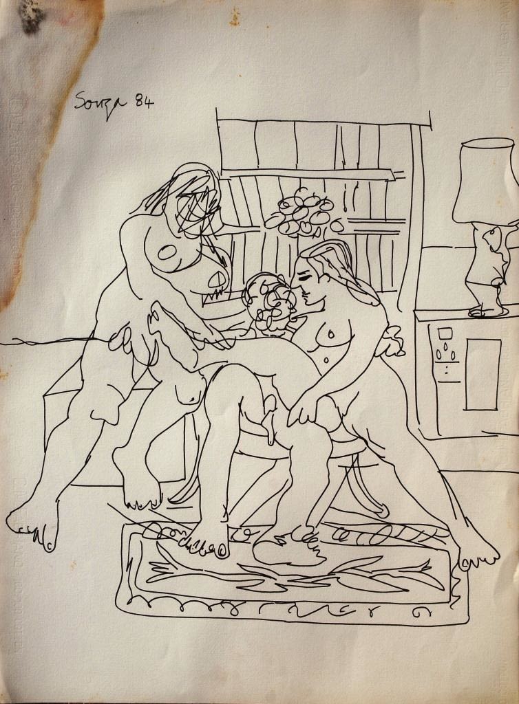 Francis Newton Souza, Untitled, 1984