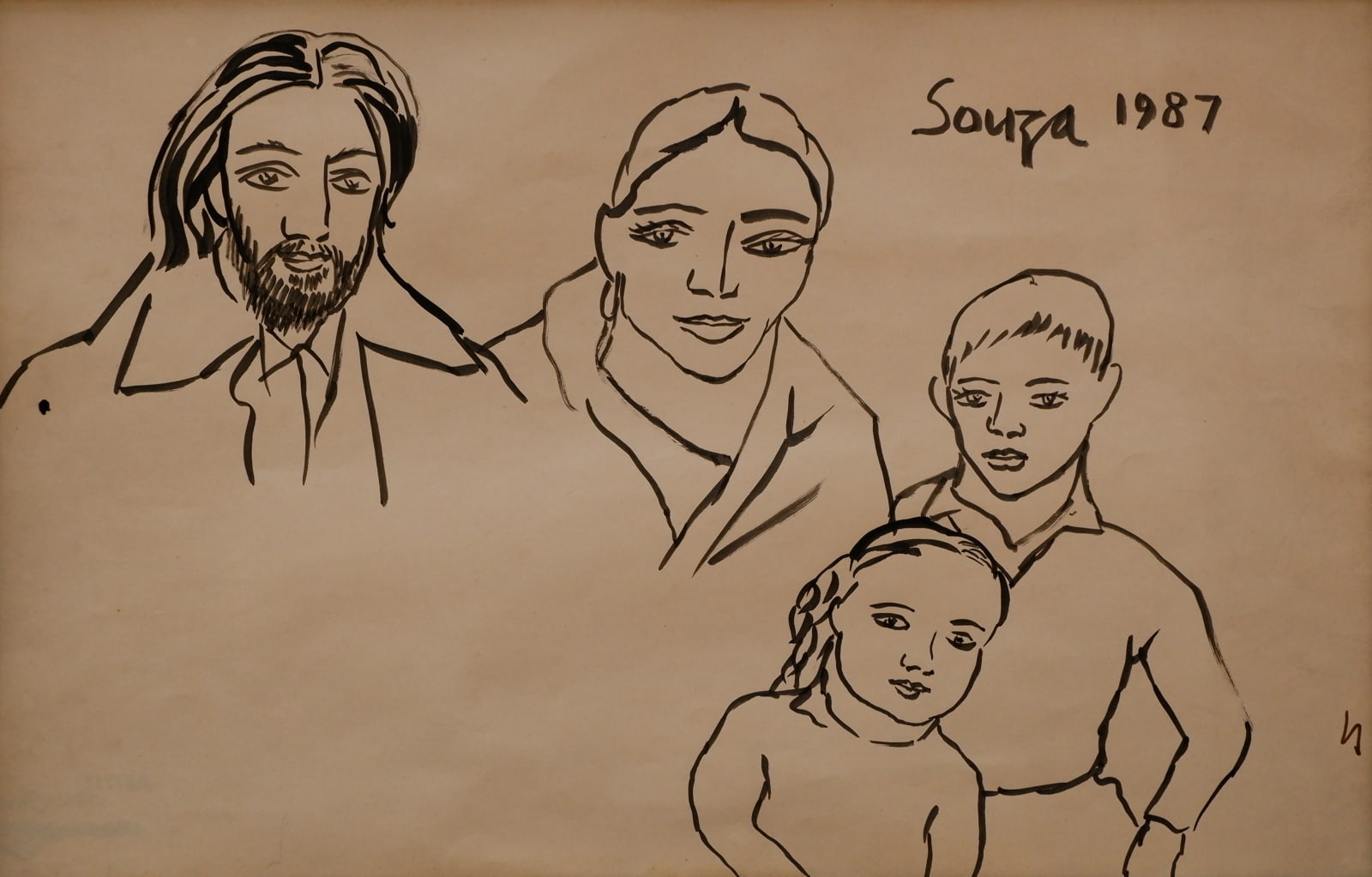 Francis Newton Souza, Untitled, 1987