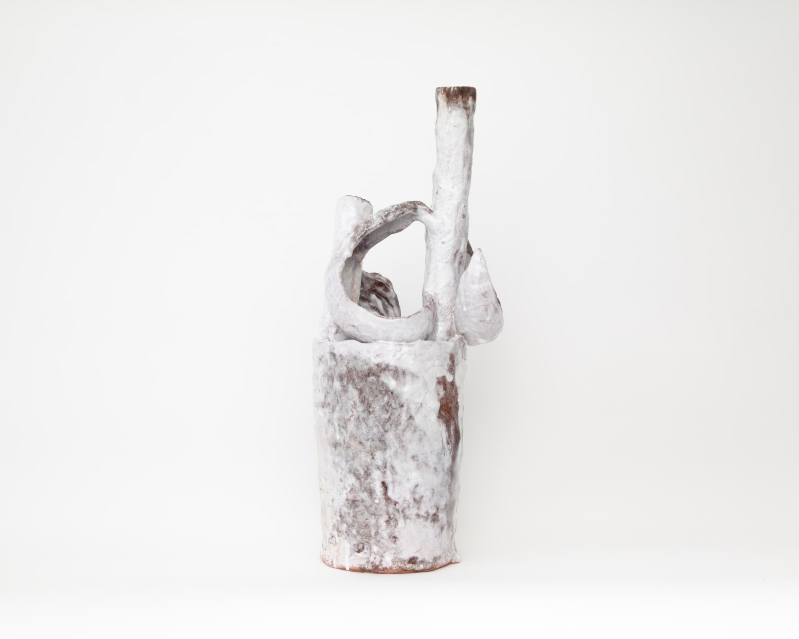 David Hicks, Clipping (White bloom with double leaf), 2021