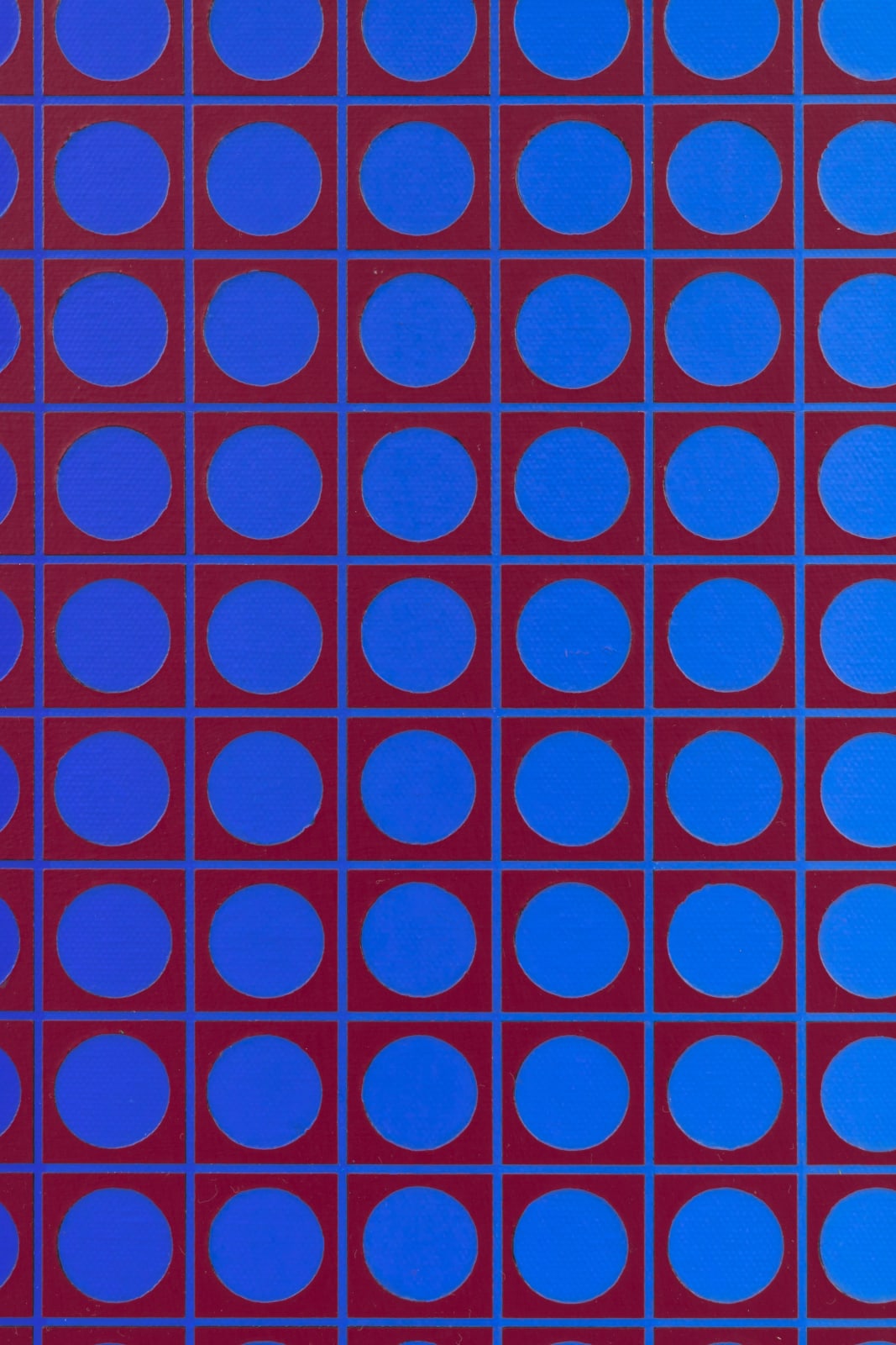 Julian Stanczak, Midnight Blue, 1983