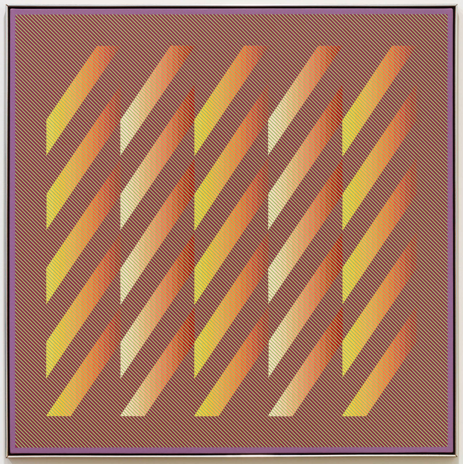 Julian Stanczak, Disaligned, 1987