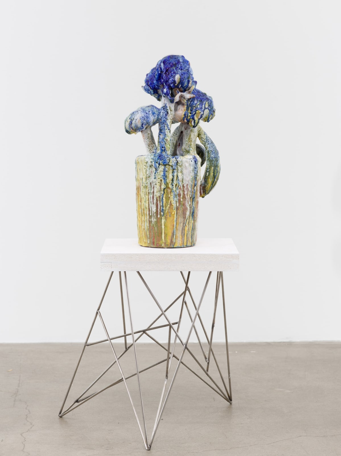 David Hicks, Clipping (Blue Blooms), 2023