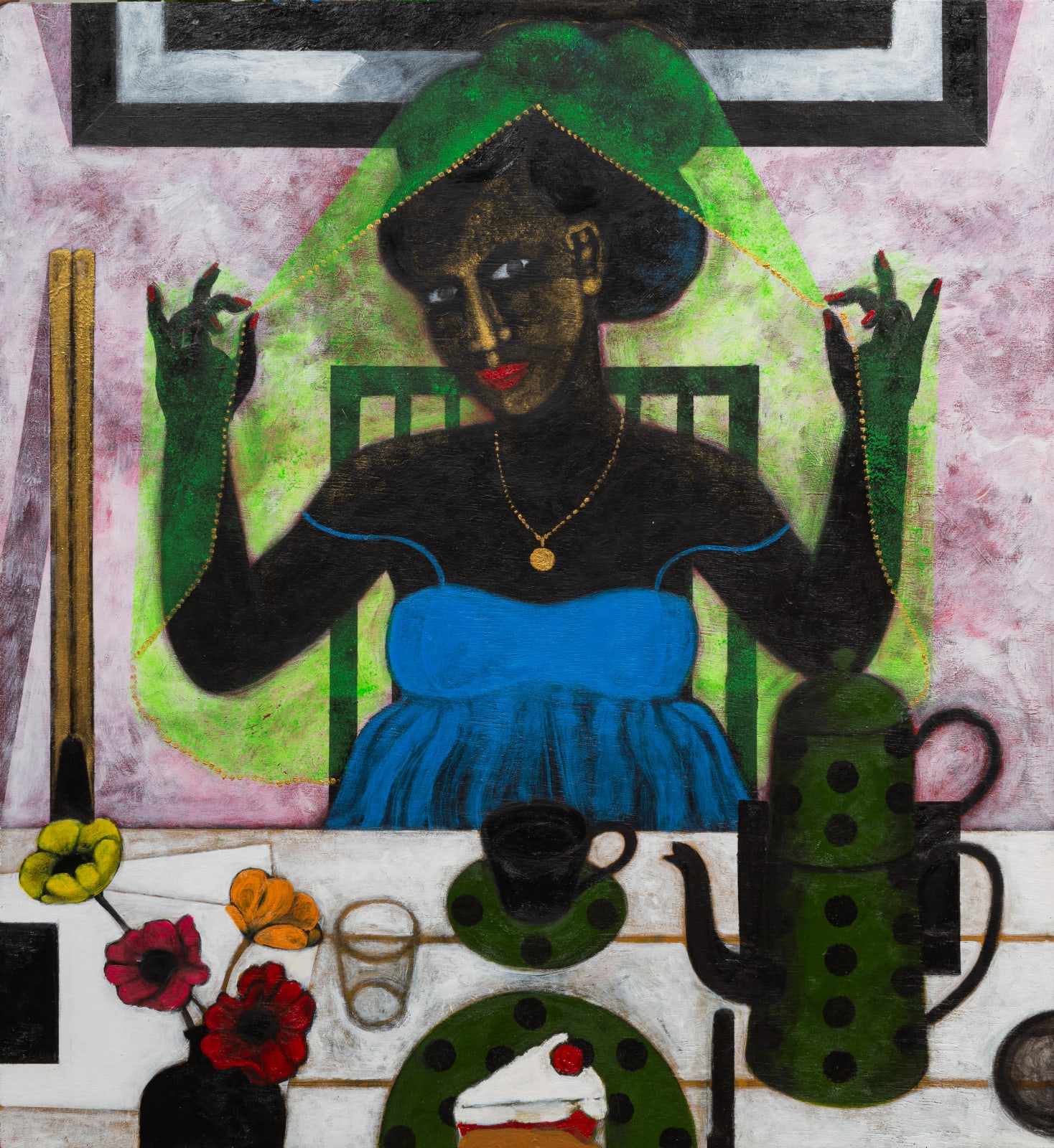 Abe Odedina, Maria Bonita (Green Veil), 2023