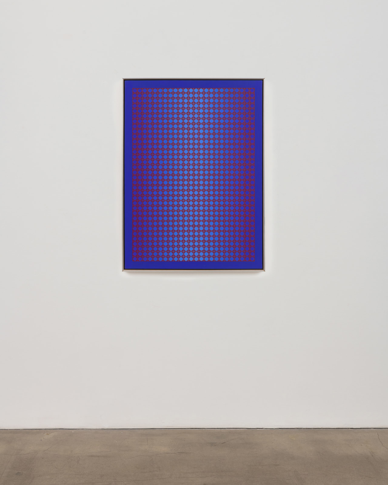 Julian Stanczak, Midnight Blue, 1983