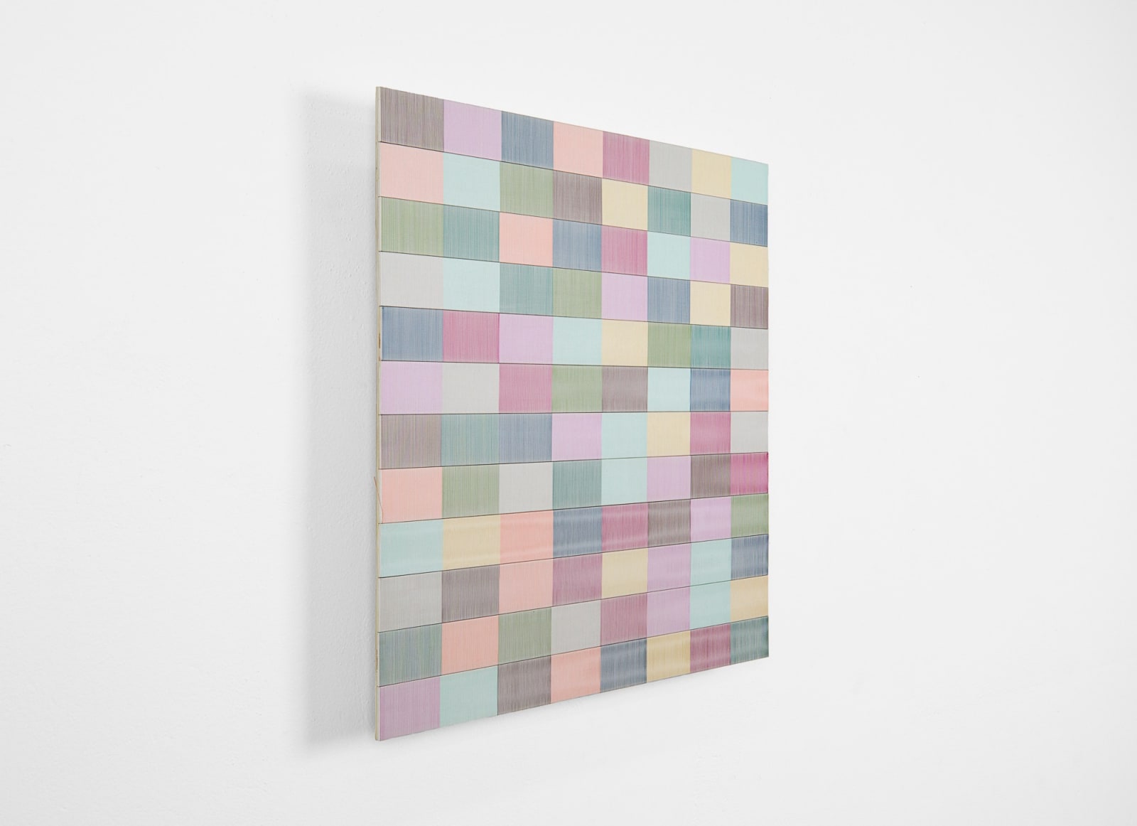 Brian Wills, Untitled (2 inch slats on wood), 2019