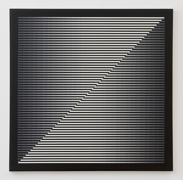 Julian Stanczak, Shimmering Pass, Black, 1990-1991