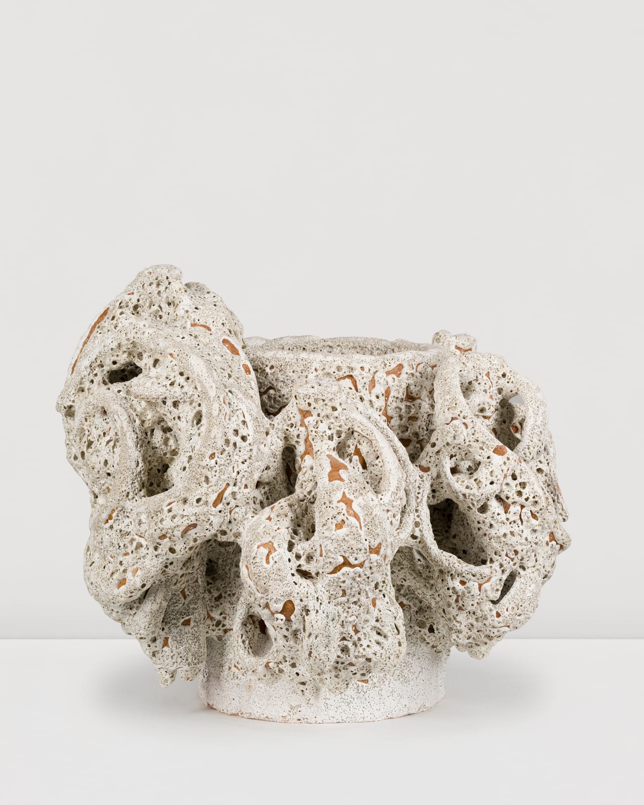 David Hicks, Clippings Vase (White Textured Twist), 2024