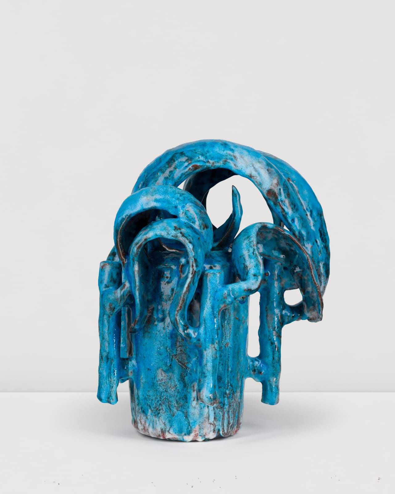 David Hicks, Clippings Vase (Water Blue), 2024
