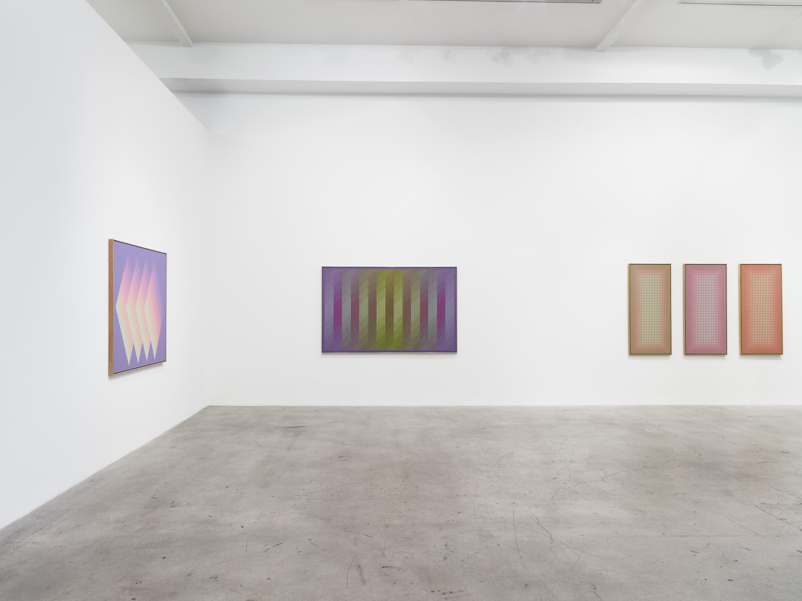 Julian Stanczak, Diagonal Dependence, 1985