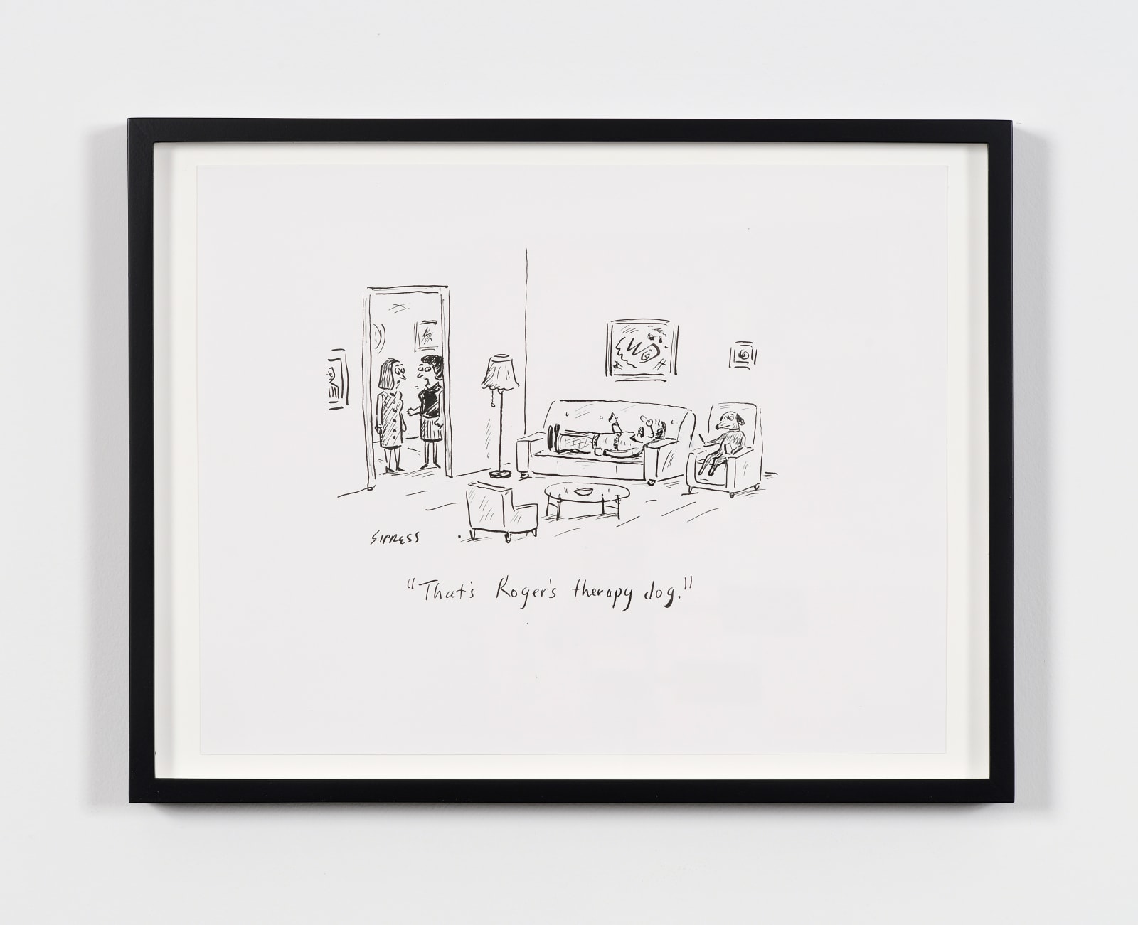 David Sipress, Therapy Dog, 2016