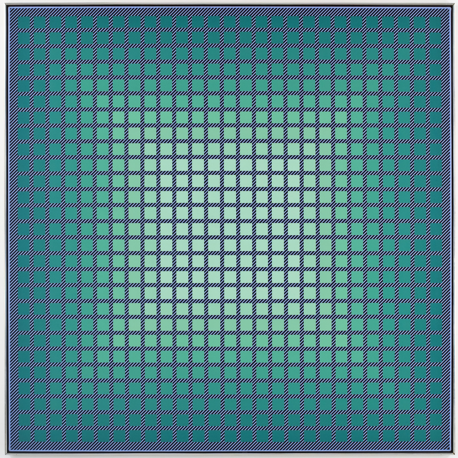 Julian Stanczak, College Green, 1987