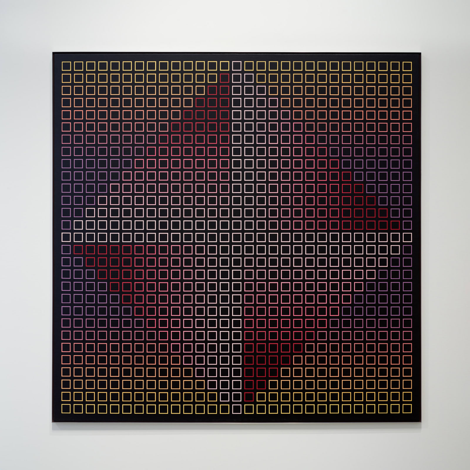 Julian Stanczak, Low Asteroid M, 1983