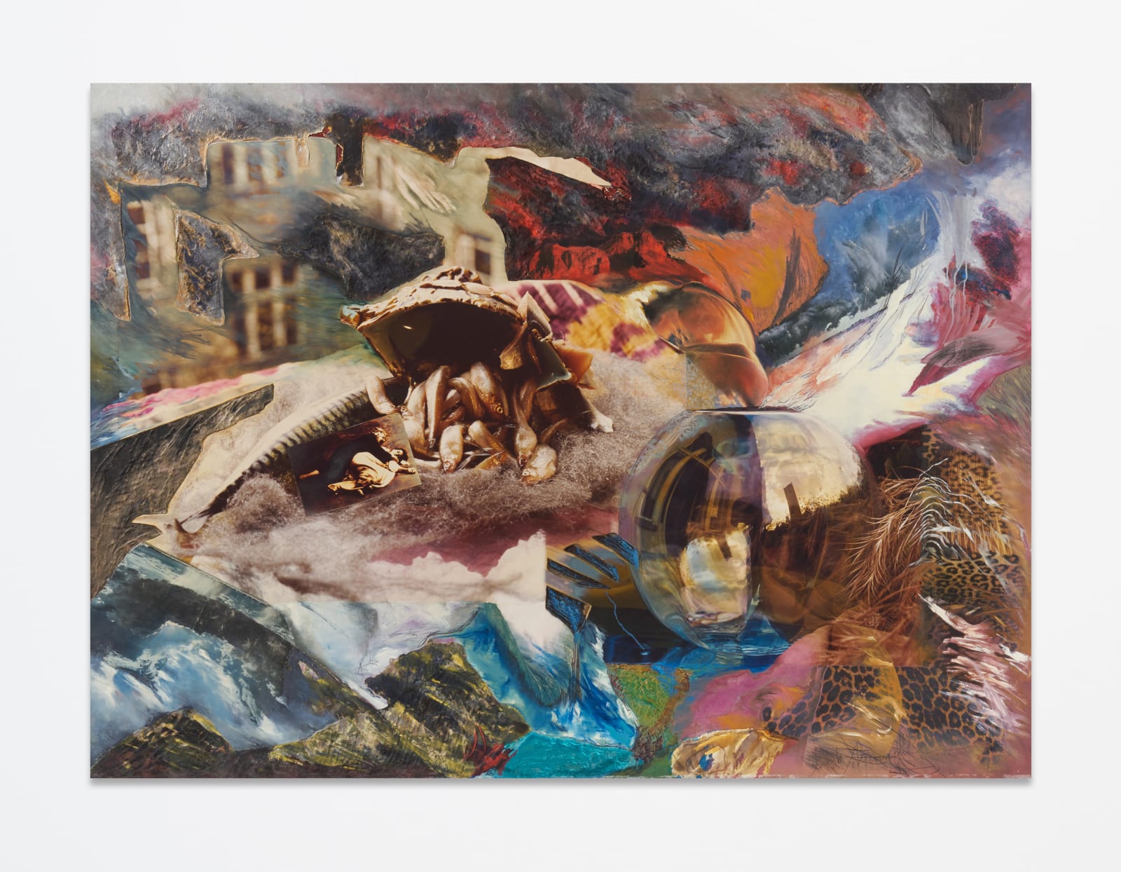 Sarah Schumann, Convex Reflection over the Sea and Death in the Alps (Konvexspiegelung über dem Meer und dem Tod in den Alpen), 1982