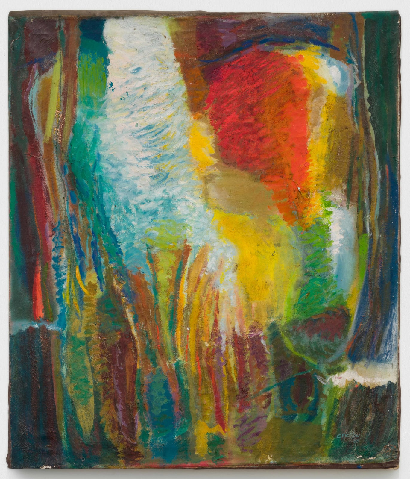 Kenwyn Crichlow, Whispers in the Rainforest, 1985