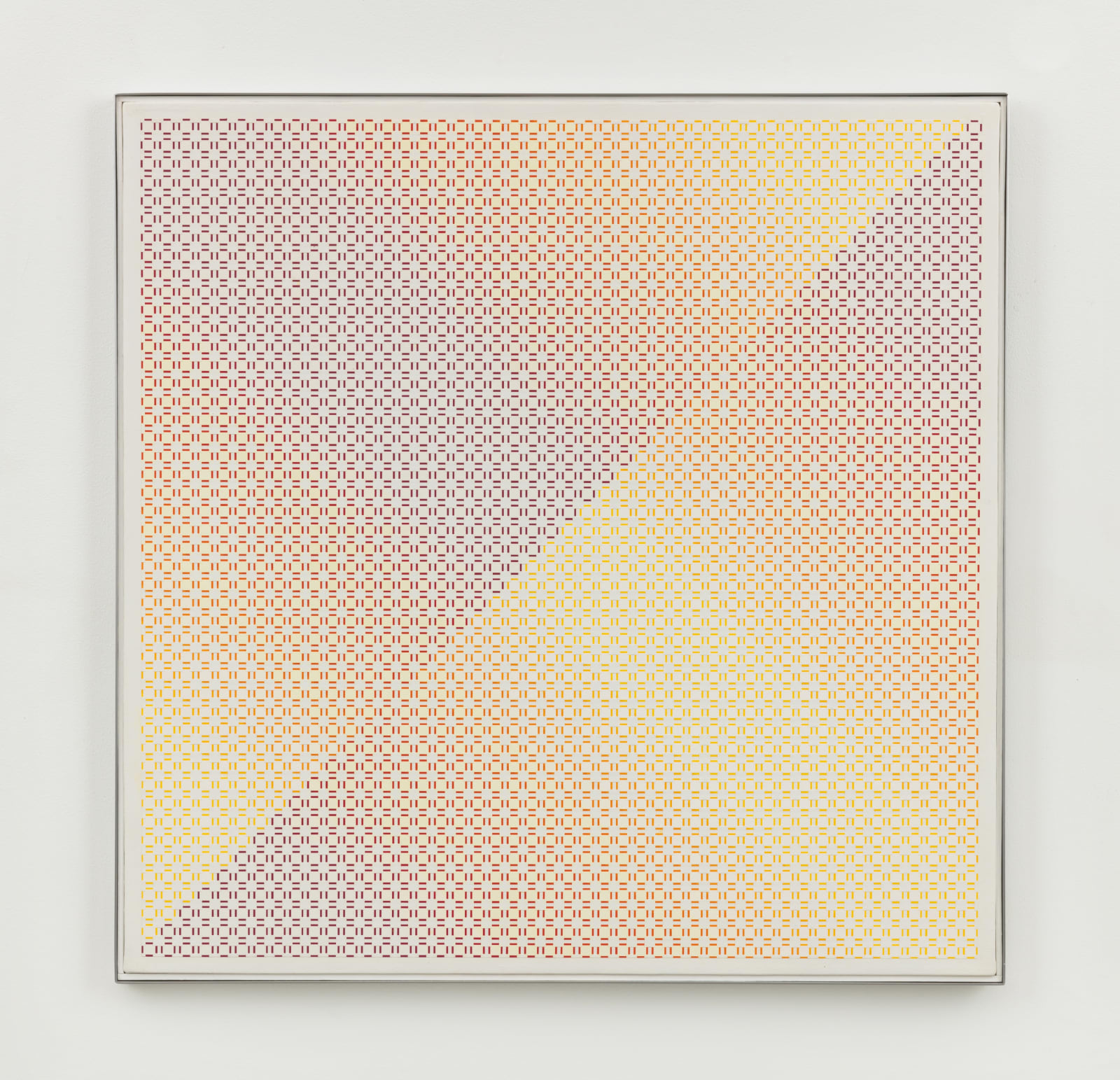 Julian Stanczak, Centered Duality Pale, 1981-82