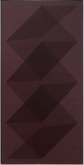 Julian Stanczak, Unashamed of Change I, II, and III, 1968