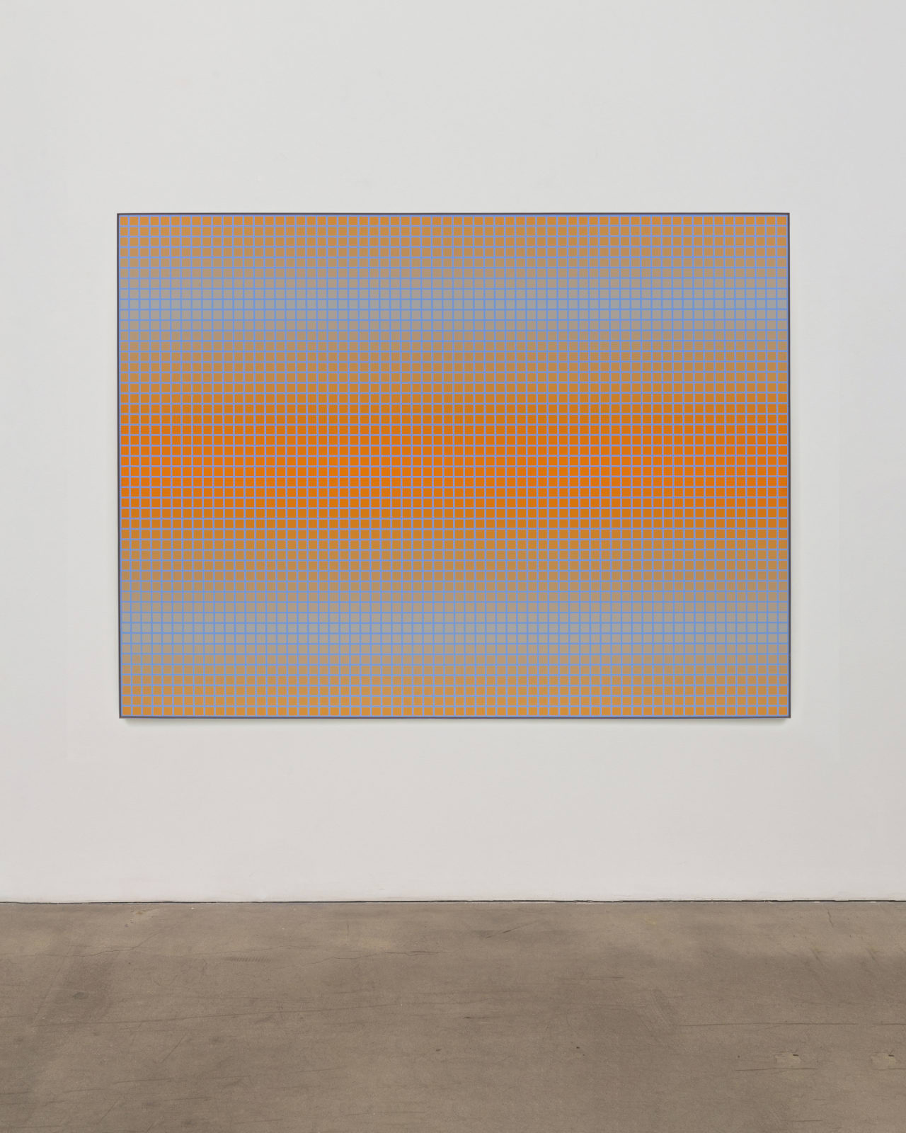 Julian Stanczak, Mirroring Blue, 1973