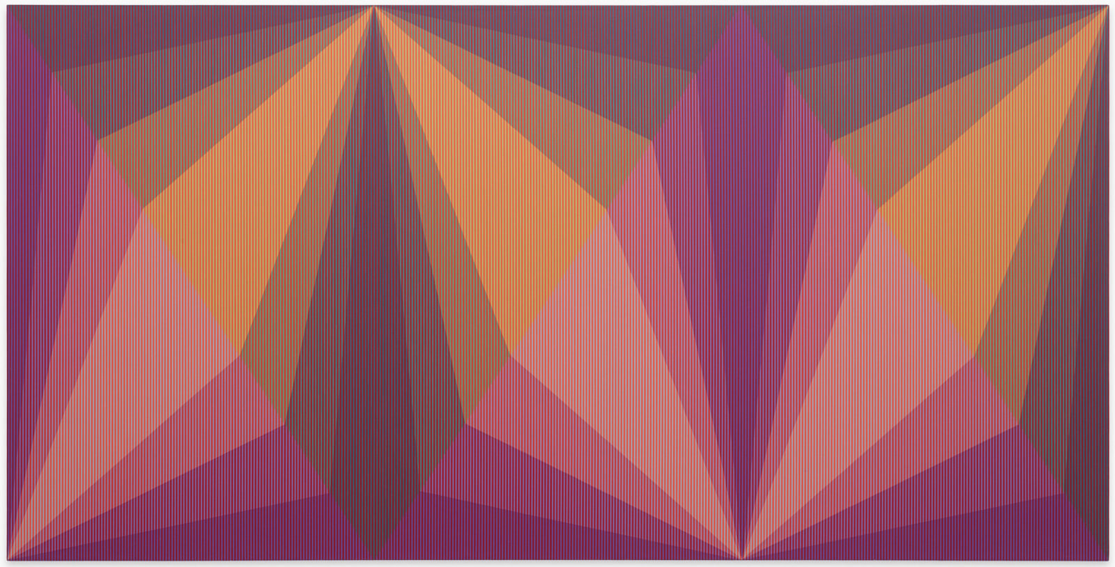 Julian Stanczak, Duality in System, 1982