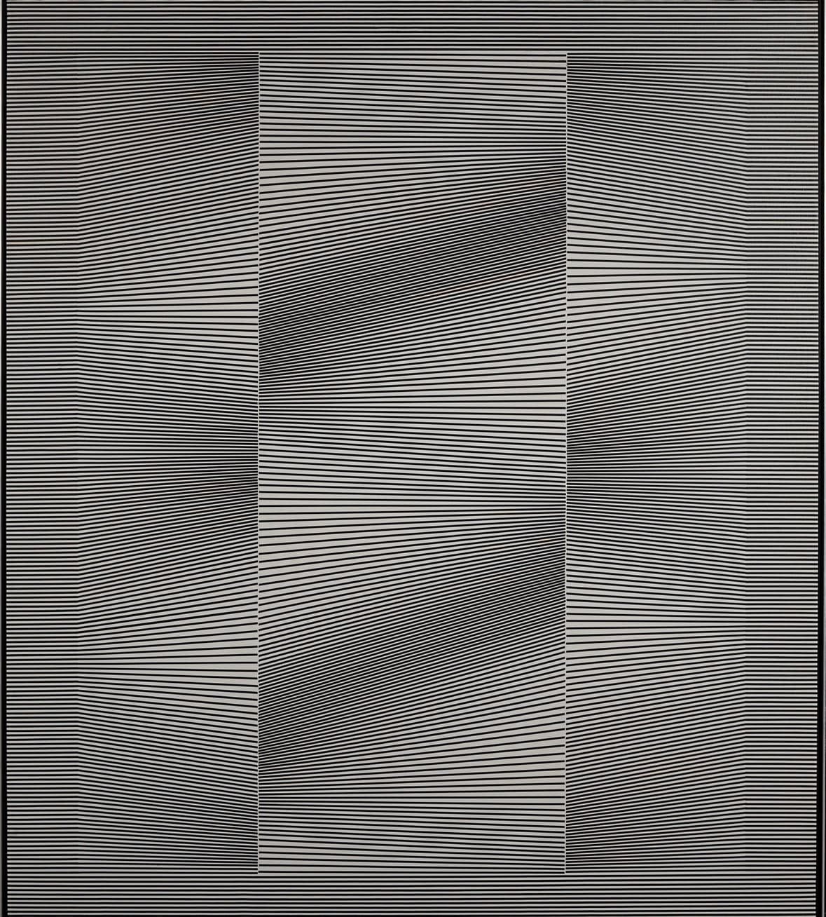 Julian Stanczak, Unrestful Space, 1966