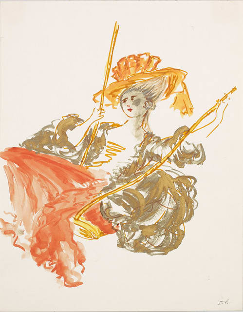 Eleanor Antin, Costume Drawing (from 