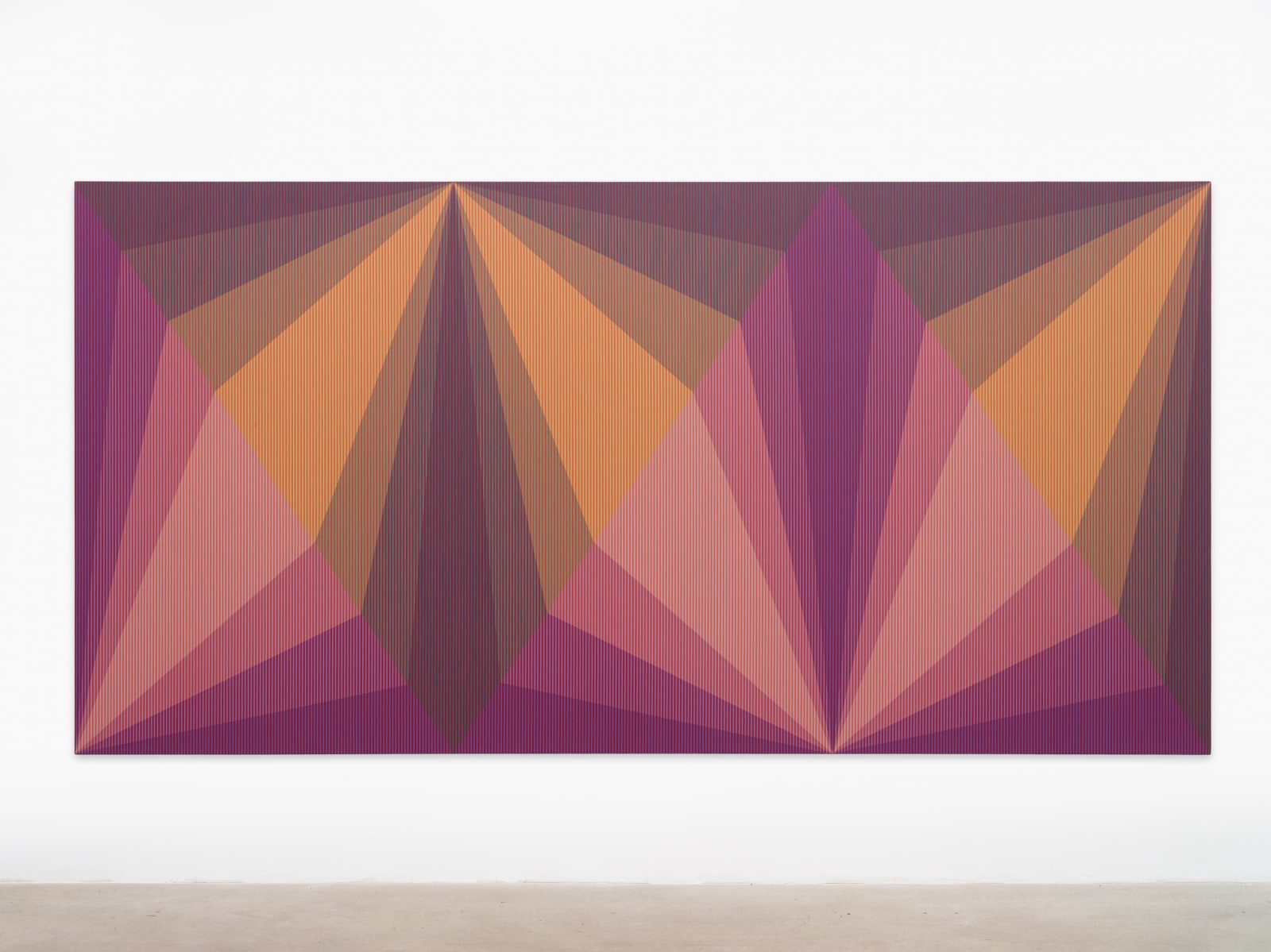 Julian Stanczak, Duality in System, 1982