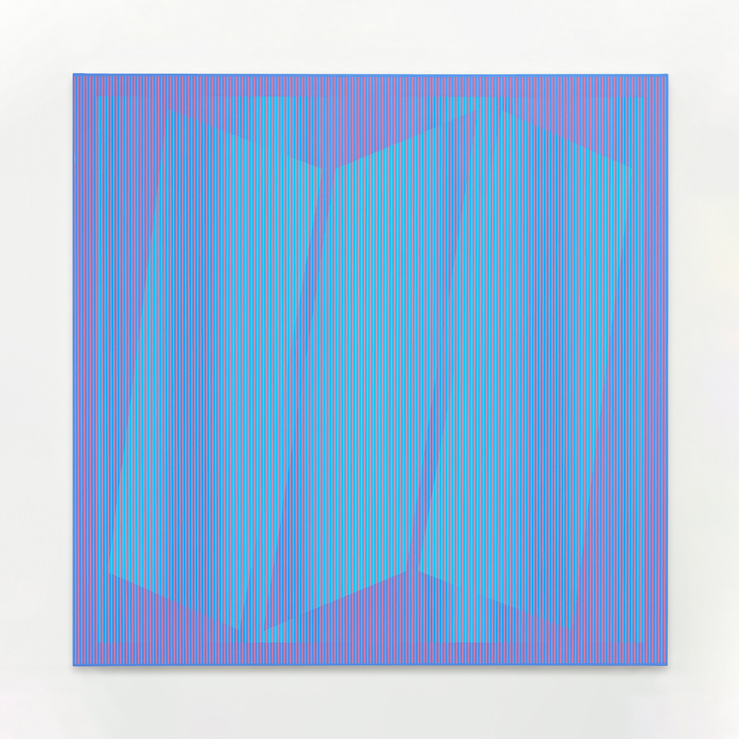 Julian Stanczak, Frosty Blue, 1976