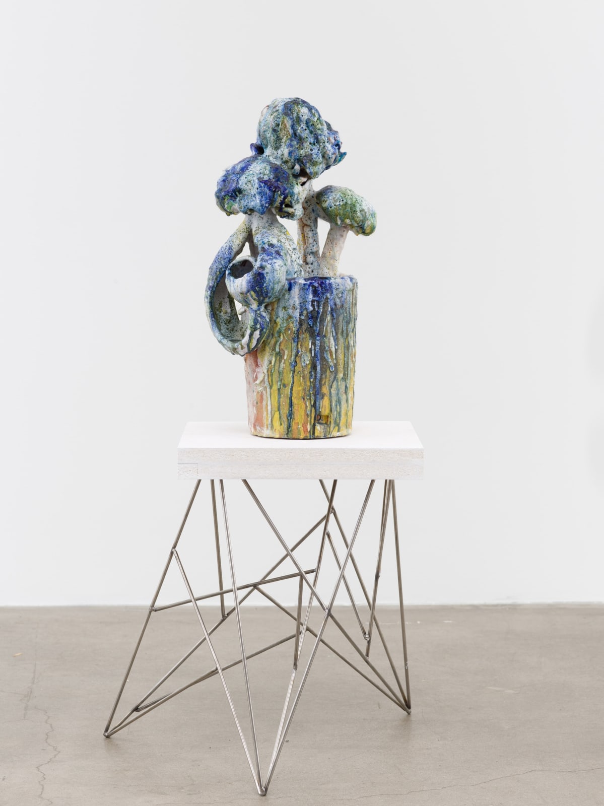 David Hicks, Clipping (Blue Blooms), 2023