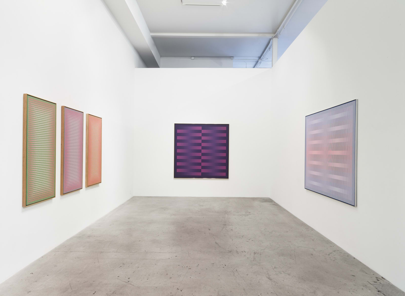 Julian Stanczak, Touching Purple, 1986