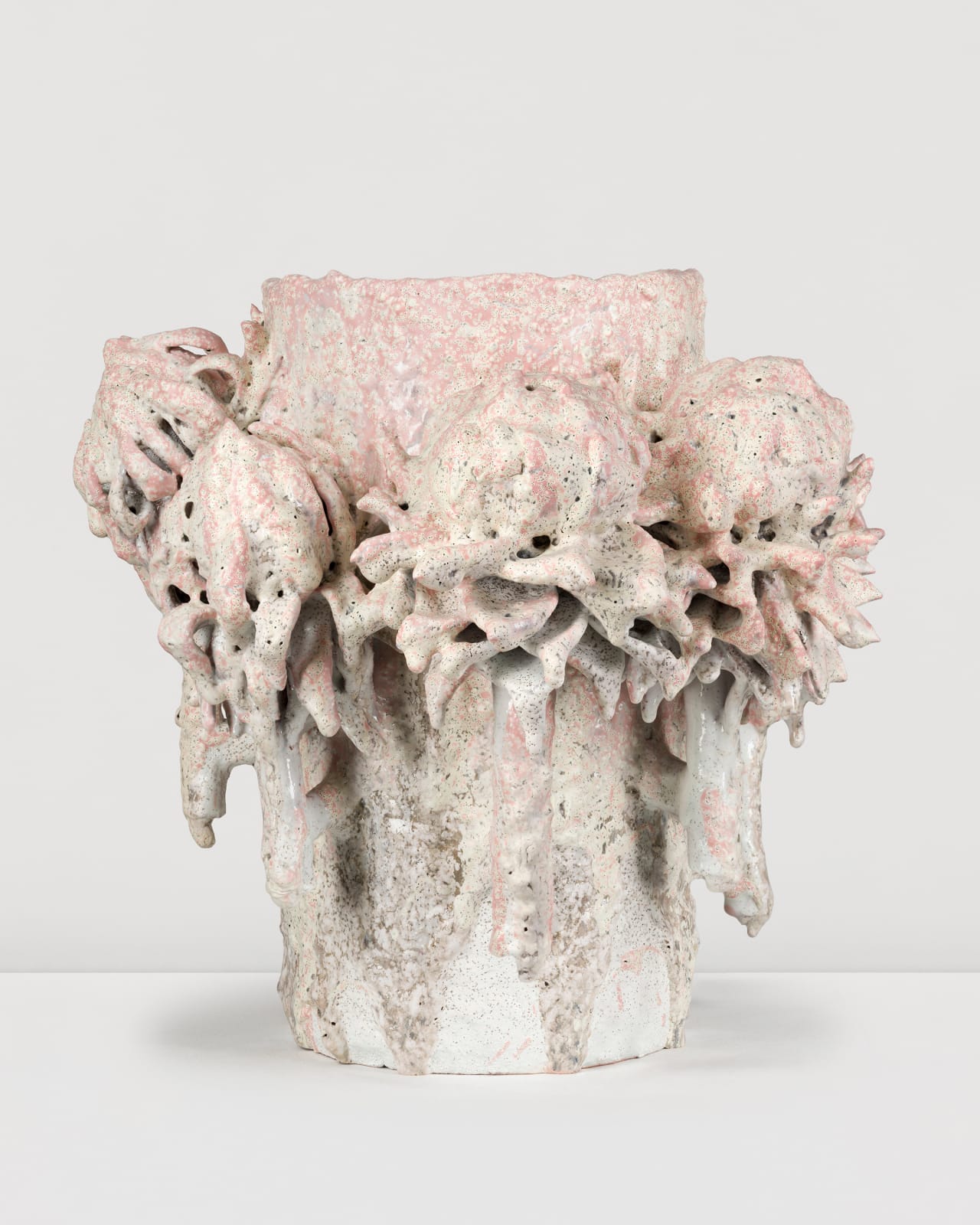 David Hicks, Clippings Vase (Pink Flowers), 2024
