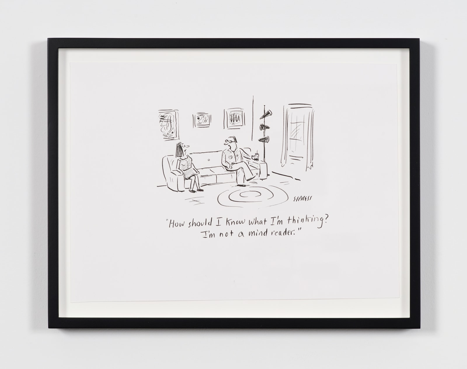 David Sipress, Mind Reader, 2020