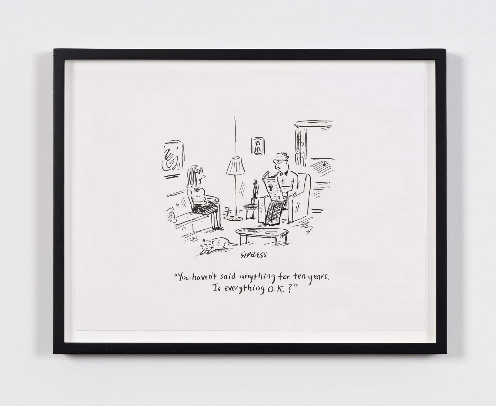 David Sipress, You Haven't Said Anything, 2002